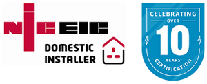 NICEIC Domestic Installer, over 10 years certified